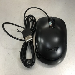 Chuột Quang Có Dây Genius DX-120 Black Giao Tiếp Cổng USB Mouse Length 1.5M