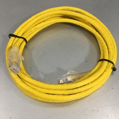 Dây Nhẩy COMMSCOPE AMP UTP Cat6 Patch Cord Straight Through Cable 1-1859251-0 YELLOW JACKET Length 3M