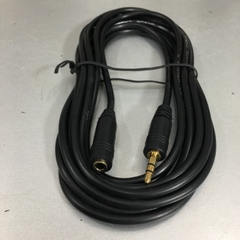 Cáp Tín Hiệu Nối Dài Âm Thanh Audio Cable 3.5mm Male to Female Audio Extension Cable OEM Black Length 5M