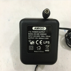 Bộ Chuyển Đổi Nguồn Adapter AC To AC 12V 800mA AMIGO AM-120800AV ITE Power Supply Connector Size 5.5mm x 2.1mm