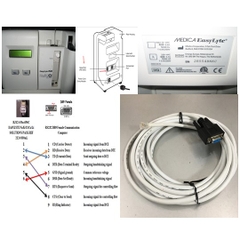 Cáp Kết Nối Máy Phân Tích Điện Giải Đồ EASYLYTE PLUS NA/K/CL EasyLyte Với Máy Tính Cable RJ12 6 Pin 6P6C to Serial RS232 DB9 Female Colour White 5M