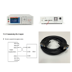 Cáp Kết Nối Máy Kiểm Tra Điện Áp Chịu Đựng Tonghui TH9110/TH9110A Communicating with a Computer RS232C Serial Interface Cable DB9 Female to DB9 Female Length 5M