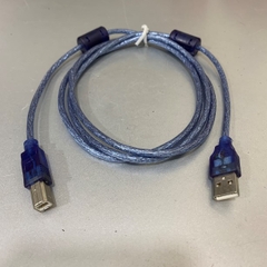 Cáp Máy In OEM Cổng USB 2.0 Printer Cable Type A Male to Type B Male Blue Length 1.5M