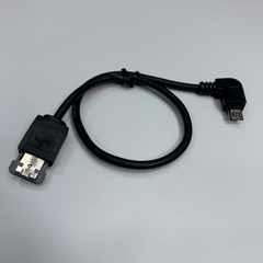 Cáp 0.3M 1ft Cable 90° Right Angle Micro 5 Pin USB 2.0 Male to eSATA For Raid Docking Station HDD/SSD/ODD/Computer eSATA Connection