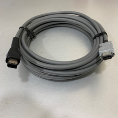 Cáp Kết Nối Lagerwerk AVL IEEE 1394 6 Pin to 6 Pin 7.5M For Bắt Điểm Trên Phần Mềm Servo Motor Encoder Cable Yaskawa Matsushita Delta Servo Drive Encoder SM-6P Connector CN2 CN3 1394