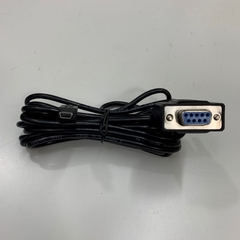 Cáp 72-0480008-00LF USB Mini B 5 Pin Male to DB9 Female RS232 Converter Dài 3M 10ft Cable Shielded For Máy In Mã Vạch Đi Động TSC Alpha Label Printer Alpha-2R, Alpha-3R, Alpha-4L