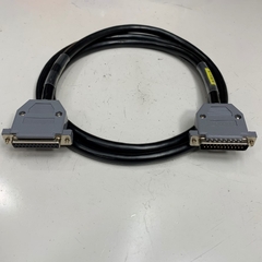 Cáp 1.5M 5ft DS-SS2-M Shielded Cable DB25 Male to DB25 Female Black E52853 13P x 25AWG(0.2SQ) OD Ф 10mm For Power I/O Servo Drive and Laser 3 Axis CO2 Laser Marker Controller