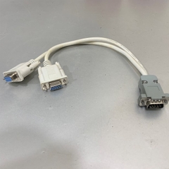 Cáp Chia Cổng RS232 DB9 Y Splitter Cable DB9 Male to 2 DB9 Female Serial Splitter Adapter Straight Through Cable Length 30Cm