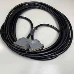 Cáp 7M 23ft DS-SS2-M  Shielded Cable DB25 Male to DB25 Female Black E52853 13P x 25AWG(0.2SQ) OD Ф 10mm For Power I/O Servo Drive and Laser 3 Axis CO2 Laser Marker Controller