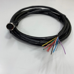 Cáp Escha M12 12 Pin A-code Female Connector Single Ended Power/IO Cable CCB-M12X12FS-025 Dài 2.5M 8ft For COGNEX In-Sight 2000S version sensors and IN-sight 7000 series version systerm