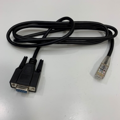 Cáp Lập Trình 6Ft Dài 1.8M Cable RS232C Port MJ1/MJ2 RJ45 to DB9 Female For HMI Fuji Electric Monitouch V8 V9 Series and PLC Allen Bradley 1756 Logix 5550 1769 Compact Logix Channel 0