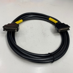 Cáp 2.5M 8.3ft 36P DUAL C/D-PHY-2.5M Connector MDR 36 Pin Male to Male With Latch Clip Pitch 1.27mm Gold Cable 16 Core For I/O Signal Servo Driver Cable