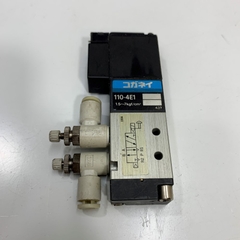 Van Điện Từ Koganei 110-4E1-PLL Solenoid Valve Hàng Original Theo Thiết Bị Đã Qua Sử Dụng