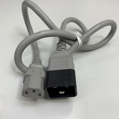 Dây Nguồn Máy Chủ Dài 1M 3.3ft Server Dell EMC Lian Dung AC Power Cord Cable 038-004-858 Jumper Cord IEC C20 to C13 16A 15A 250V 14AWG 3x2.08mm² 105°C UL CSA OD 9.5mm For Rack PDU UPS APC