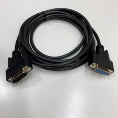 Cáp Điều Khiển 10Ft Dài 3M DB15 RS232 15 Pin 2 Row Serial Extension Cable Male to Female Connecter Straight Through For Bảng Điều Khiển Máy Công Nghiệp CNC Router Card NcStudio
