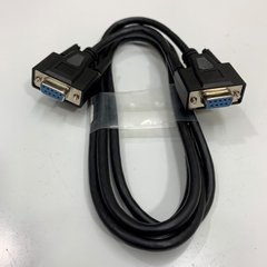 Cáp Điều Khiển RS232C Null Modem Full Cross DB9 Female to Female Shielded Cable Dài 1.8M 6ft Communication Data Transfer Cable RS-232C