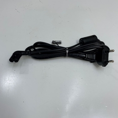 Dây Nguồn Vuông Góc Phải Chữ L 90 Độ I-SHENG Dài 1.5M 5ft AC Power Cord 90 Degree Angle Europe Schuko CEE7/7 Plug to Right Angle C7 2.5A 250V 18AWG 2x0.75mm² Cable For Samsung Philips Sony LED TV