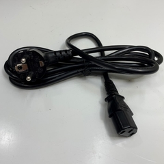 Dây Nguồn Dài 1.8M 6ft Supermicro CBL-PWCD-0158-IS Degree Europe Schuko CEE7/7 Plug to C13 10A 250V 18AWG 3x1.0mm² Cable Black OD 7.1mm H05VV-F I-SHENG China
