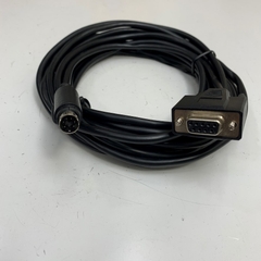 Cáp 7M 23ft RS232 Communication PMC-310S Cable Shielded Mini Din 6 Pin to DB9 Female For LS eXP40 eXP60 XGT HMI Panel witch PLC LS XGB Series