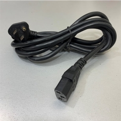 Dây Nguồn Volex US515RP Right Angle Male/Female NEMA 5-15P to C13 AC Power Cord 125V 10A 3x0.824mm² 18AWG H05VV-F Cable OD 7.9mm Length 1.8M