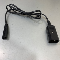 Dây Nguồn Cắm PDU UPS I-SHENG AC Power Cord IEC 320 C14 to C7 250V 10A 2.5A 2x0.75mm² Length 1M