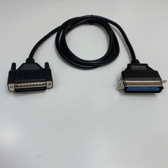 Cáp 001-581-140-00 OEM DB25 Pin D-Sub Male to 36 Pin Centronics Male Parallel Cable Dài 1.5M 5ft Black For Máy In Furuno PP-510 Printer