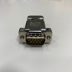 Đầu Jack Hàn RS232 DB9 Male Metal Connector Gold Plated Shell Kit 9 Pin Serial Port For PLC/HMI/ Servo Driver Encoder Communication Cable
