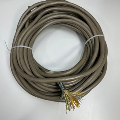 Cáp 17M 57ft Shielded Cable HITACHI 50 Core x 0.17mm² 24AWG 80°C 300V Multi Pair OD 12mm Grey Cable E41447 STYLE 2464 VW-1 For Signals Servo Motor Encoder, Industrial I/O Communication