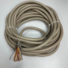Cáp 14M 47ft Shielded Cable ONAMBA-M 50 Core x 0.17mm² 24AWG 80°C 300V Multi Pair OD 12mm Grey Cable AWM 2464 VW-1SC E43213 For Signals Servo Motor Encoder, Industrial I/O Communication