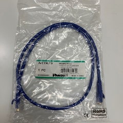 Dây Nhẩy Chuẩn Công Nhiệp PANDUIT NKU6PC1MBU UTP CAT6 Gigabit PVC 24AWG Industrial Ethernet RJ45 Network Patch Cord Straight Through Cable Blue Length 1M