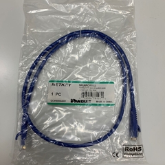 Dây Nhẩy Chuẩn Công Nhiệp PANDUIT NKU6PC1MBU UTP CAT6 Gigabit PVC 24AWG Industrial Ethernet RJ45 Network Patch Cord Straight Through Cable Blue Length 1M