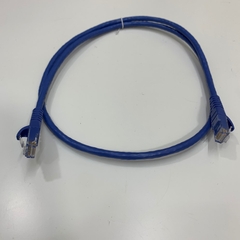 Cáp CGNR-R-0R6F 60cm Cable RJ45 CAT6 UTP Gigabit PVC 24AWG Industrial Ethernet RJ45 Network Patch Cord Straight Through Blue Length 0.6M For CN5 Ezi-SERVO-PR only