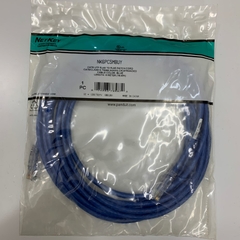 Dây Nhẩy Chuẩn Công Nhiệp PANDUIT NK6PC5MBUY UTP CAT6 Gigabit PVC 24AWG Industrial Ethernet RJ45 Network Patch Cord Straight Through Cable Blue Length 5M