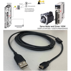 Cáp Kết Nối Lập Trình JZSP-CVS06-02-E 2M Yaskawa Servo Driver Cable Programming Download For Servo Drive Yaskawa SGD7S to Computer