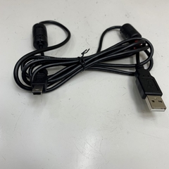 Cáp 1.5M 5ft Delta UC-PRG015-01A Cable USB 2.0 Type A to Mini-B 5 Pin 480Mbps Shielded Black For Delta Servo Drive CN4 Mini USB Communication
