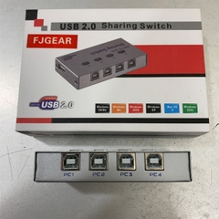 Bộ Chia Máy In Cổng USB Tự Động Auto Sharing Pinter 4 Port FJGEAR 4UA