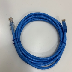 Cáp Mạng Chéo VIVANCO UTP CAT6 RJ45 Patch Cord Crossover Cable Gigabit PVC 24AWG Blue Length 3M For Thiết Bị Công Nghiệp, Viễn Thông Industrial Ethernet Telecommunication