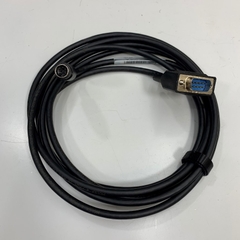 Cáp Lập Trình 3M 10ft GT01-C10R4-8P Mitsubishi PLC Melsec FX Series With HMI GOT1000 Series Programming Cable RS-422 Connector MD8M to DB9 Male Cable Shielded Molex E116273