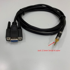 Cáp RS232 Communication Jack 2.5mm Serial 4 Lever to DB9 Female Cable Dài 2M For Máy Đo Mức Độ Phơi Nhiễm, Tiếng Ồn, Phơi Sáng Narda ELT-400 Exposure Level Tester PC Link Serial Data Cable