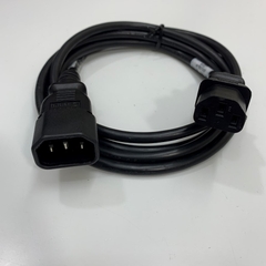 Dây Nguồn Cisco CAB-C13-C14-1.8M 6Ft Dài 1.8M AC Power Cord 10A 250V 18AWG 3x0.824mm² VW-1 105°C CSA SJT UL Cable OD 6.4mm E495164 TCS-Black