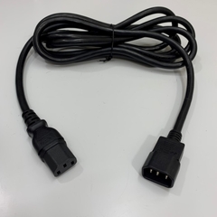 Dây Nguồn Cisco CAB-C13-C14-2.7M 9Ft Dài 2.7M AC Power Cord 13A 250V 16AWG 3x1.31mm² VW-1 105°C CSA SJT UL Cable OD 8.4mm E55333 LONGWEL in China