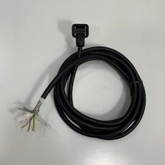 Cáp MR-J3ENCBL2M-A1-L Dài 2M Connector SM-1674320-1 9 Pin Plug to 6 Core Open Cut End Shielded Cable 6x0.25mm² OD 6.7mm For Servo Motor Encoder Mitsubishi in Korea