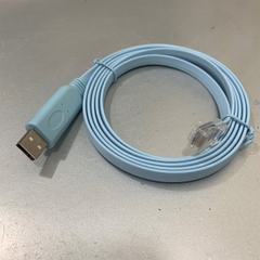 Cáp Cấu Hình Thiết Bị Mạng USB Console Cable USB to RJ45 With FTDI Chip Dài 1.8M For Cisco, Huawei, HP, Arista, Opengear, Aruba, Juniper Routers/Switches