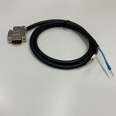 Cáp 1MRS120539 RS-485 SPA Bus Cable Metal Connector Gold DB9 Male to 2 Terminal Module Dài 2M 6.5ft For ABB Relays SPA-ZC 302 With ABB REF 54x Single SPA Slave