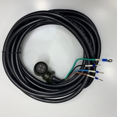 Cáp APCS-PN03HSX1-AD Dài 3M 10ft Original LS Electric Power Cable Connector INC 20-4S 4 Pin Female Aviation Plug For LS Electric Servo Drive Motor