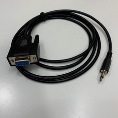 Cáp RS-232 Cable UPCB-02 Interface 3.5mm Audio Jack 2 Lever to DB9 Female Communication Serial Data Dài 1M For Máy Đo Từ Trường CO2 METER