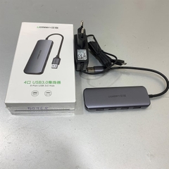 Bộ Chia Cổng 4 Port Hup USB 3.0 Có Sạc Đi Kèm UGREEN 50768 For Thiết Bị Hội Nghị Truyền Hình Camera Printer Scanner Hard Drive