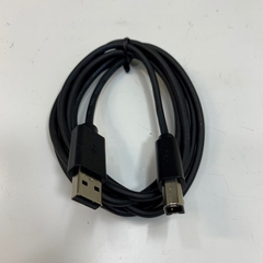 Cáp USB 2.0 Type A Male to Type B Male Dài 1.8M 6ft Black JHEN VEI E316555 UL CM 75°C 2C/26AWG Shielded Cable OD 4.0mm For Printer Scanner, Epson, HP, Canon and Servo Driver/HMI/PC