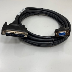 Cáp Điều Khiển PFXZC3CBA51 Cable Dài 5M 17ft RS232 Cable Shielded Connector DB25 Male to DB9 Female For HMI Proface GP 4000 Series with PLC Mitsubishi PLC A Series CPU