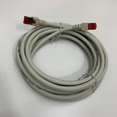 Cáp Mạng Thiết Bị Viễn Thông Điện Tử Hàng Hải 5 Meter CAT6 S/FTP RJ45 10 Gbps Ethernet Cable Shield Grey LSZH Halogen Free For Furuno LAN Cable